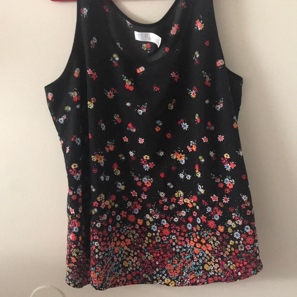 Time and tru top, size large